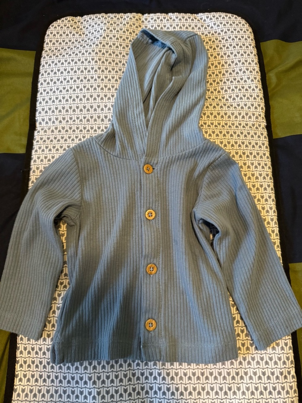 Carter's Hooded Button-Up Top